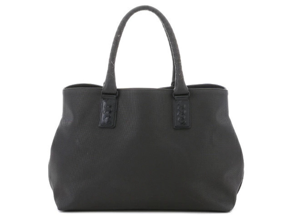 BOTTEGA VENETA Tote Bag Intrecciato Leather Dark Brown